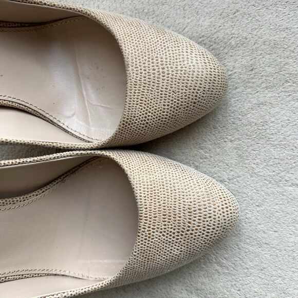 Sergio Rossi Piper Kalika Tan Nude Stiletto Heel Pump Women EU 38 US 7.5-8 Italy - Picture 9 of 16